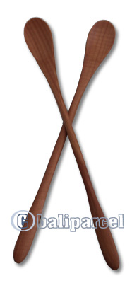 Wooden Spoon, Hand Carved From Saba Wood