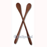 Wooden Spoon, Hand Carved From Saba Wood
