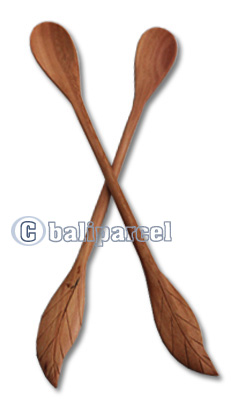 Wooden Spoon, Hand Carved From Saba Wood