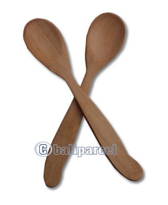 Wooden Sugar Spoon, Hand Carved From Saba Wood