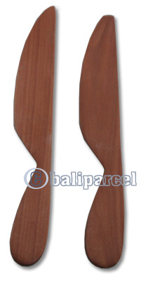 Wooden Knife, Hand Carved From Saba Wood