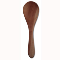 Wooden Spoon For Rice, Hand Carved From Saba Wood