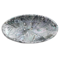 Wooden Soap Dish With Shell, Hand Carved From Sono Wood 