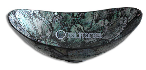 Bowl, Made From Shell With Resin