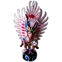 Garuda Wisnu Craft And Painted Made From Albesia Wood