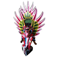 Garuda Wisnu Craft And Painted Made From Albesia Wood