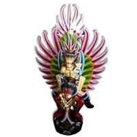 Garuda Wisnu Craft And Painted Made From Albesia Wood