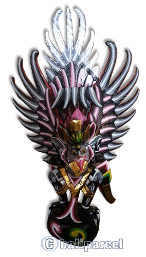 Garuda Wisnu Craft And Painted Made From Albesia Wood