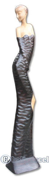 Wooden Lady, Handcrafted From Sono Wood