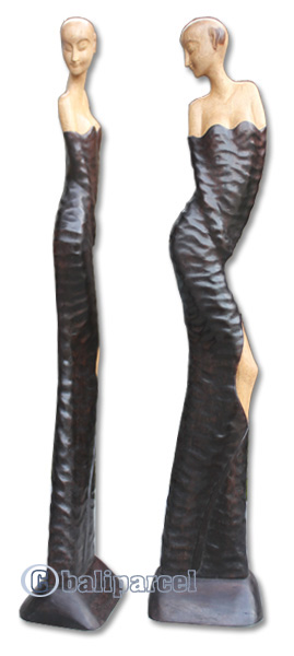Wooden Lady, Handcrafted From Sono Wood