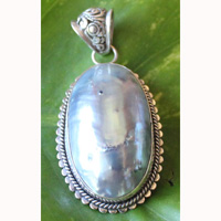 Pendant With Silver And Shell