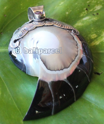 Pendant With Shell And Silver