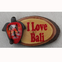 Slice Magnet Wood With Airbrushed