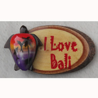 Slice Magnet Wood With Airbrushed
