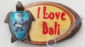 Slice Magnet Wood With Airbrushed