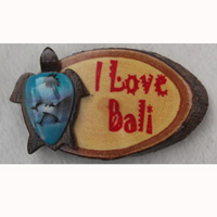 Slice Magnet Wood With Airbrushed