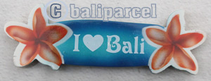 Magnet With Airbrushed, Handcarved From Albesia Wood