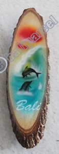 Slice Magnet Wood With Airbrushed