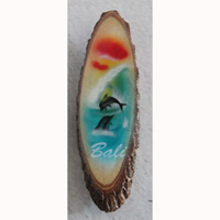 Slice Magnet Wood With Airbrushed