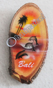 Slice Magnet Wood With Airbrushed