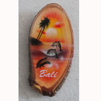 Slice Magnet Wood With Airbrushed