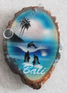 Slice Magnet Wood With Airbrushed