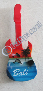 Magnet With Airbrushed, Handcarved From Albesia Wood