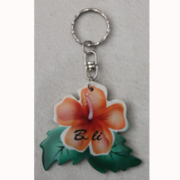 Airbrushed Keychains, Made From Wood