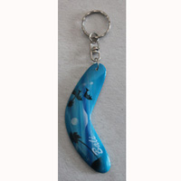 Airbrushed Keychains, Made From Wood