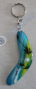 Airbrushed Keychains, Made From Wood
