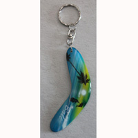 Airbrushed Keychains, Made From Wood