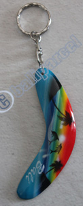 Airbrushed Keychains, Made From Wood