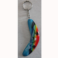 Airbrushed Keychains, Made From Wood