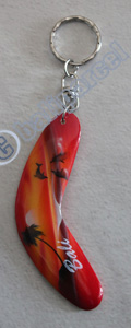 Airbrushed Keychains, Made From Wood