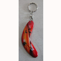 Airbrushed Keychains, Made From Wood