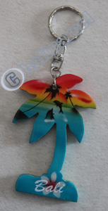 Airbrushed Keychains, Made From Wood