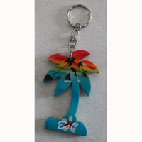 Airbrushed Keychains, Made From Wood