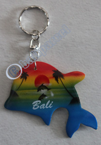 Airbrushed Keychains, Made From Wood