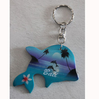 Airbrushed Keychains, Made From Wood