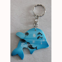 Airbrushed Keychains, Made From Wood