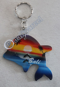 Airbrushed Keychains, Made From Wood