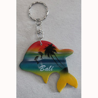 Airbrushed Keychains, Made From Wood