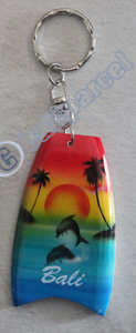 Airbrushed Keychains, Made From Wood