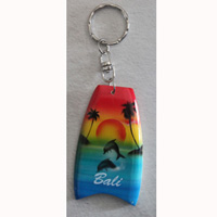 Airbrushed Keychains, Made From Wood