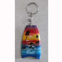 Airbrushed Keychains, Made From Wood
