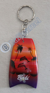 Airbrushed Keychains, Made From Wood