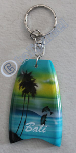 Airbrushed Keychains, Made From Wood