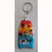 Airbrushed Keychains, Made From Wood