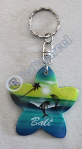 Airbrushed Keychains, Made From Wood