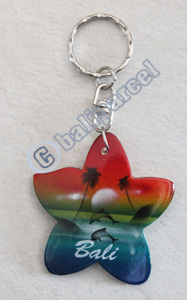Airbrushed Keychains, Made From Wood